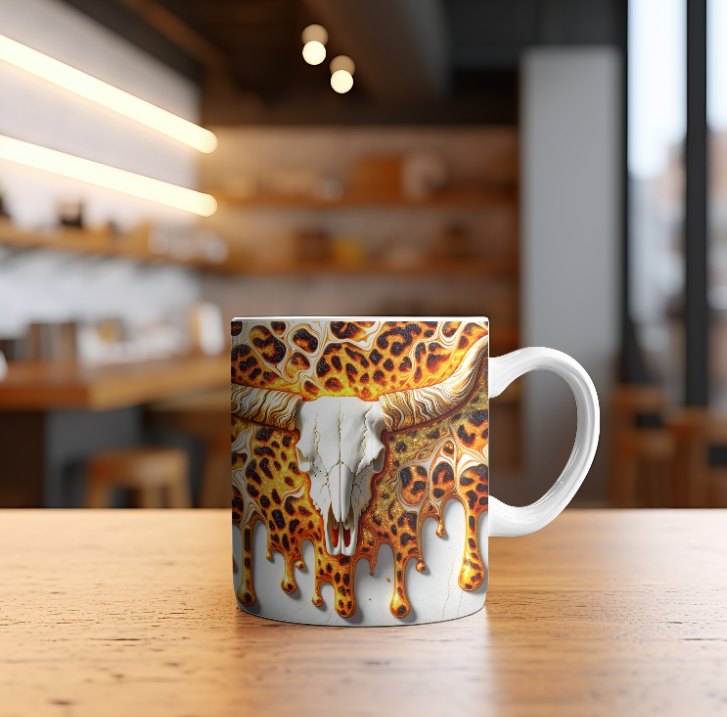 Custom mug — full-wrap sublimation print, Gold Coast made